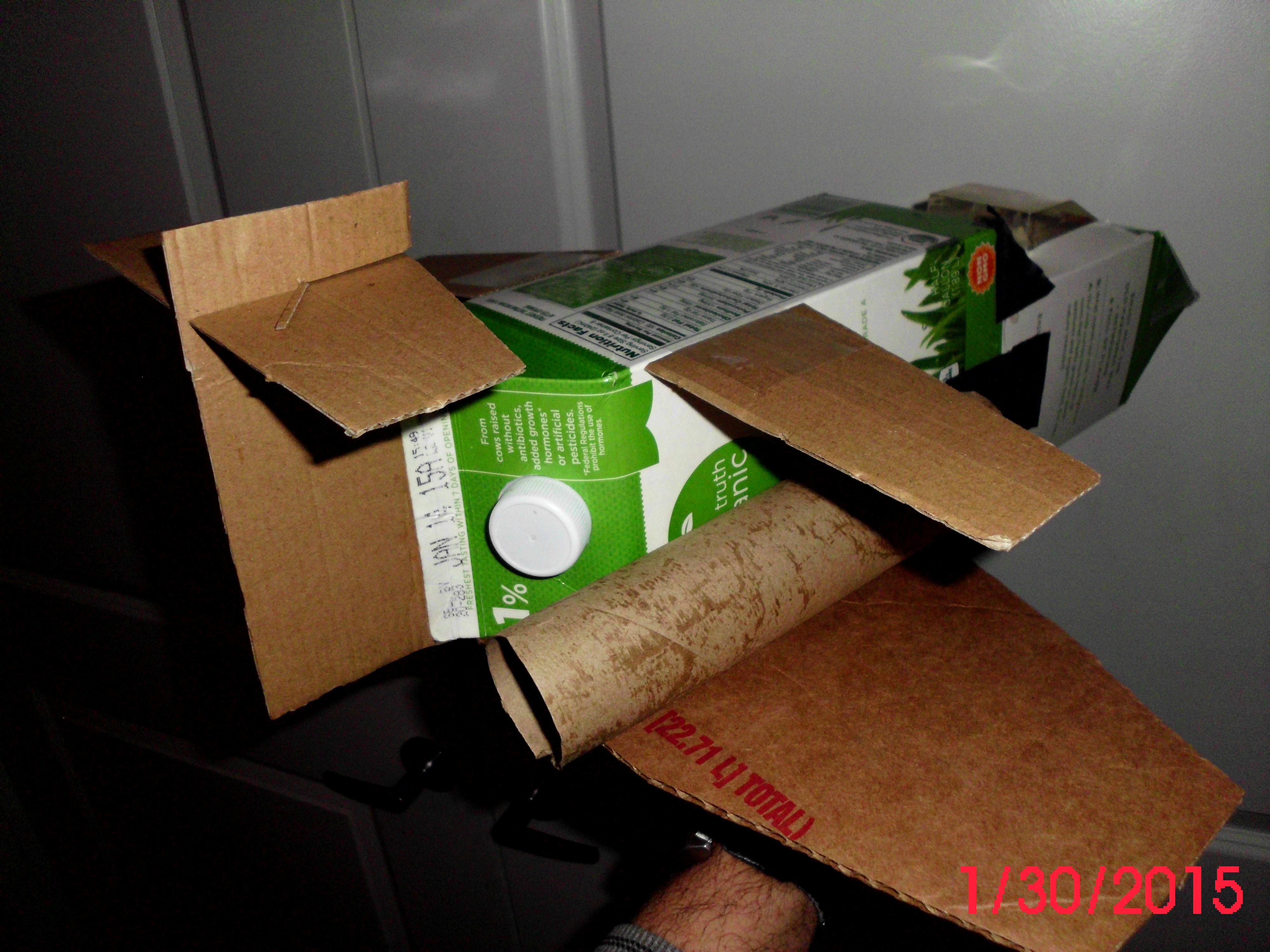 Papercraft, Scratch Build, Thunderhawk, Work In Progress Milk Carton